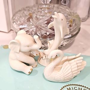 Lenox Porcelain animal figurines. Set of 3